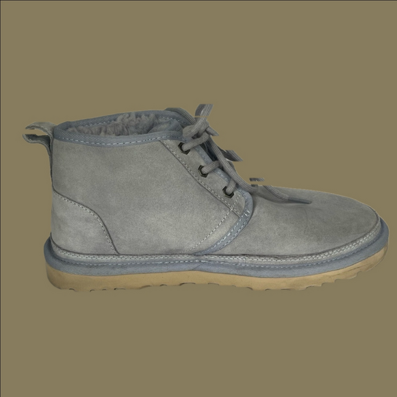 Grey UGG lace up ankle boots - Picture 2 of 8